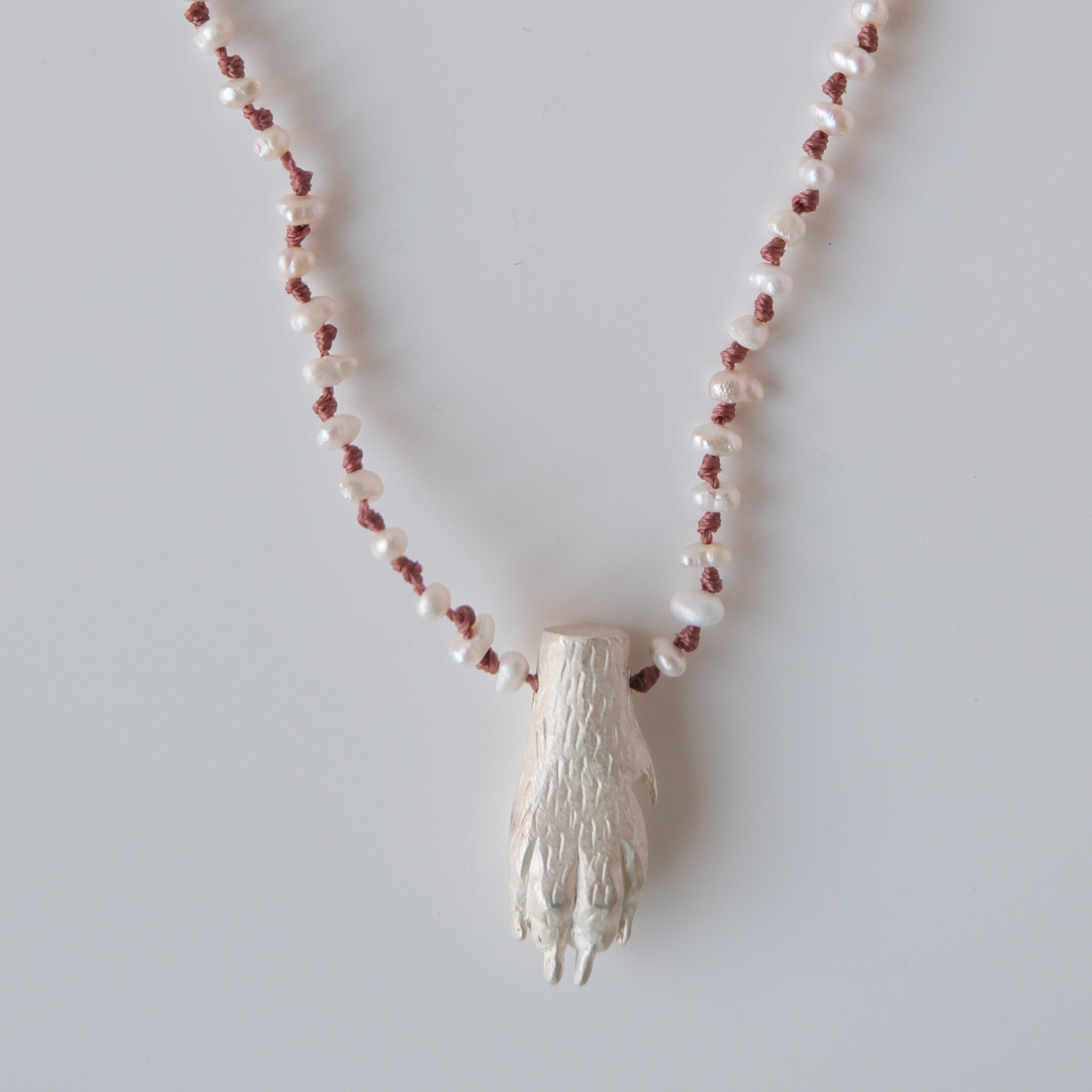 Short Pearl Necklace "Patita"