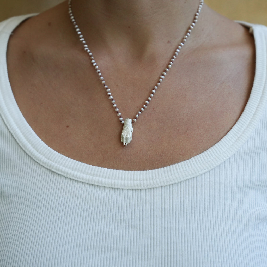 Short Pearl Necklace "Patita"