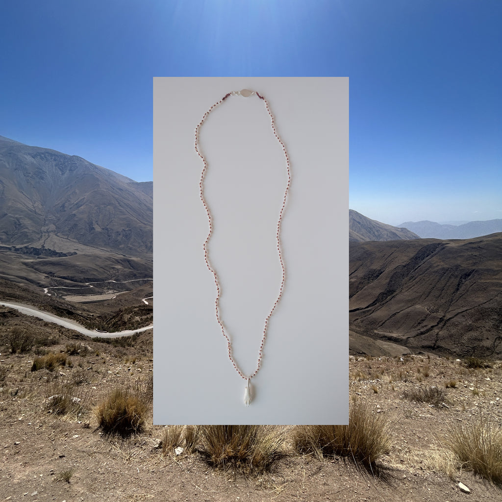 Long Pearl Necklace "Patita"