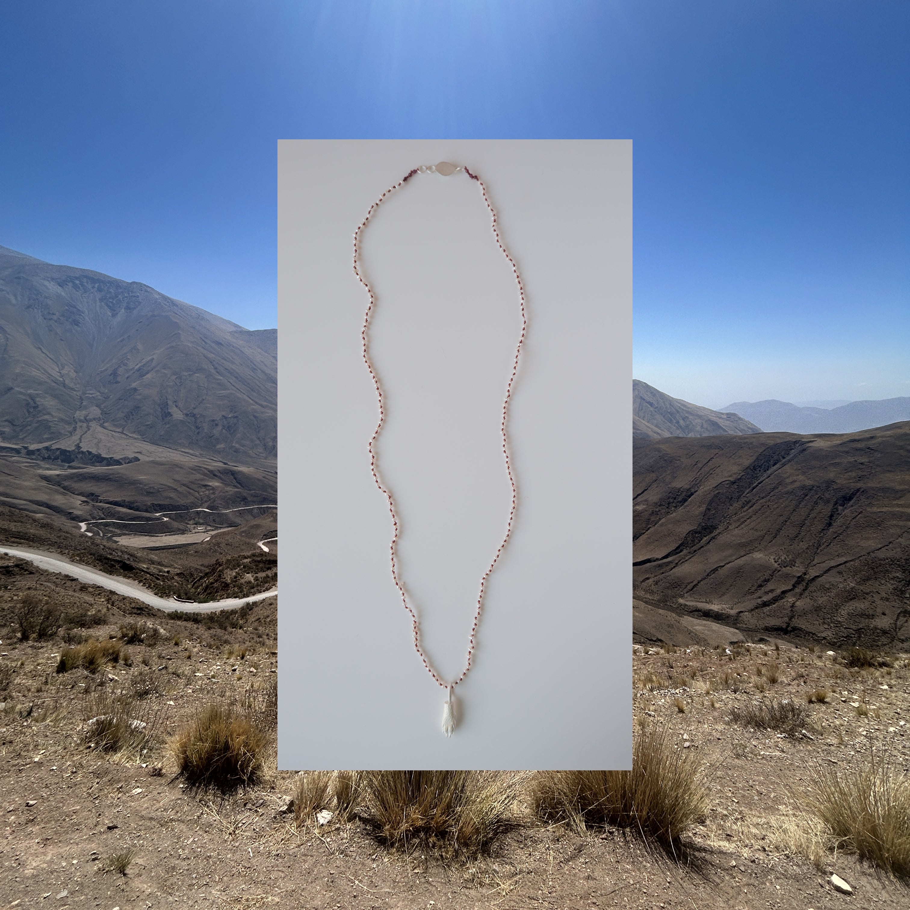 Long Pearl Necklace "Patita"