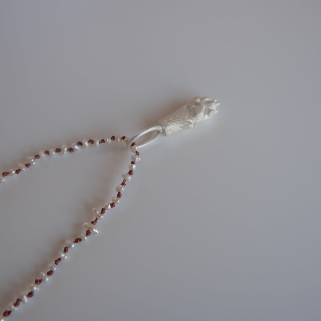 Long Pearl Necklace "Patita"
