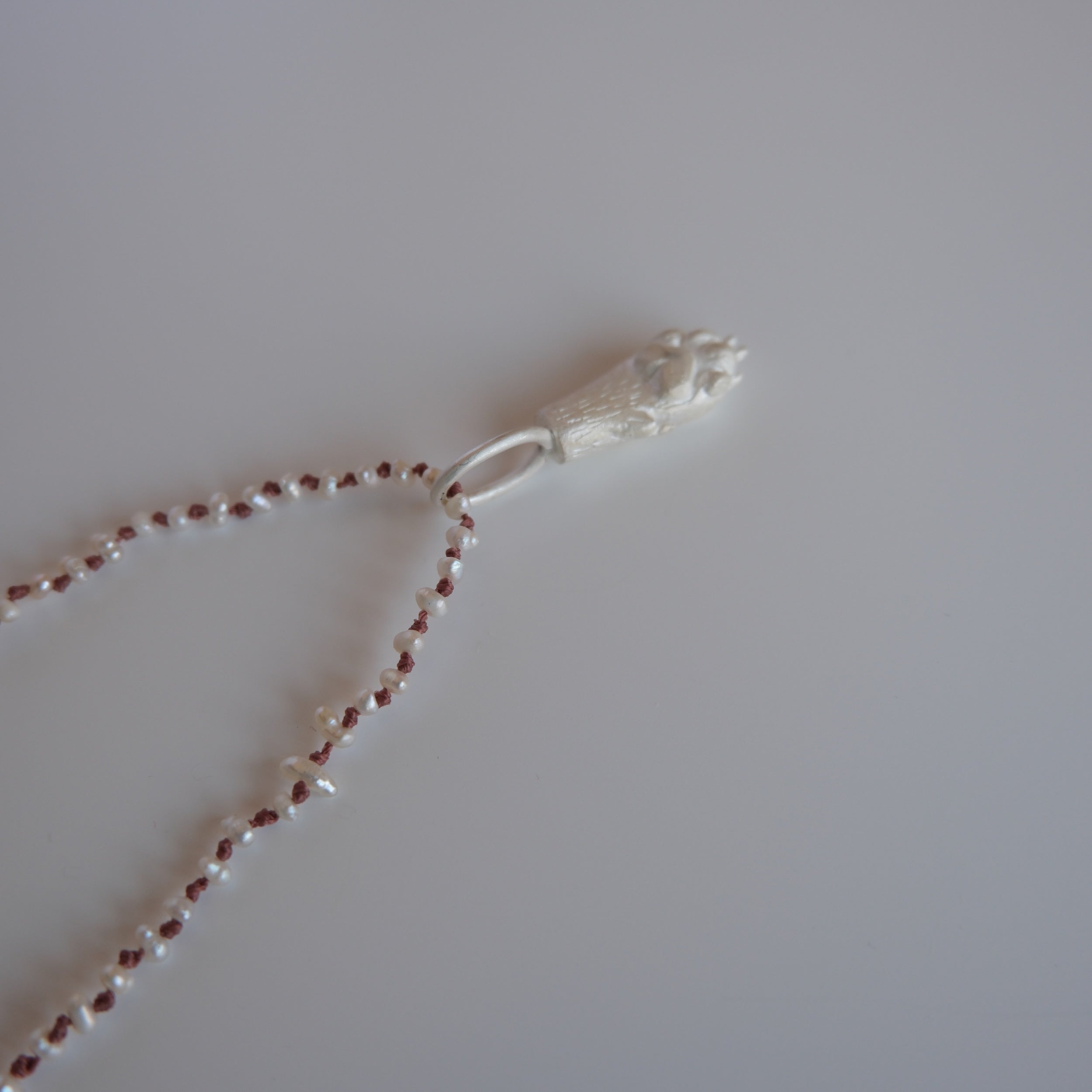 Long Pearl Necklace "Patita"